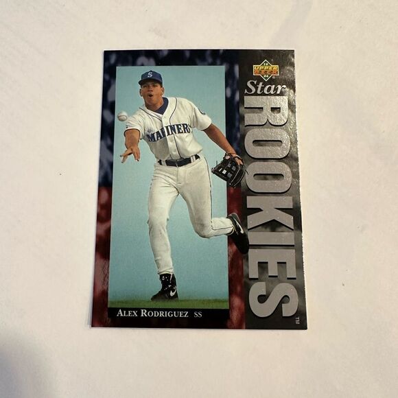 Upper Deck Star Rookies Trading Card - Black and White Alex Rodriguez Rc mint - Picture 1 of 5